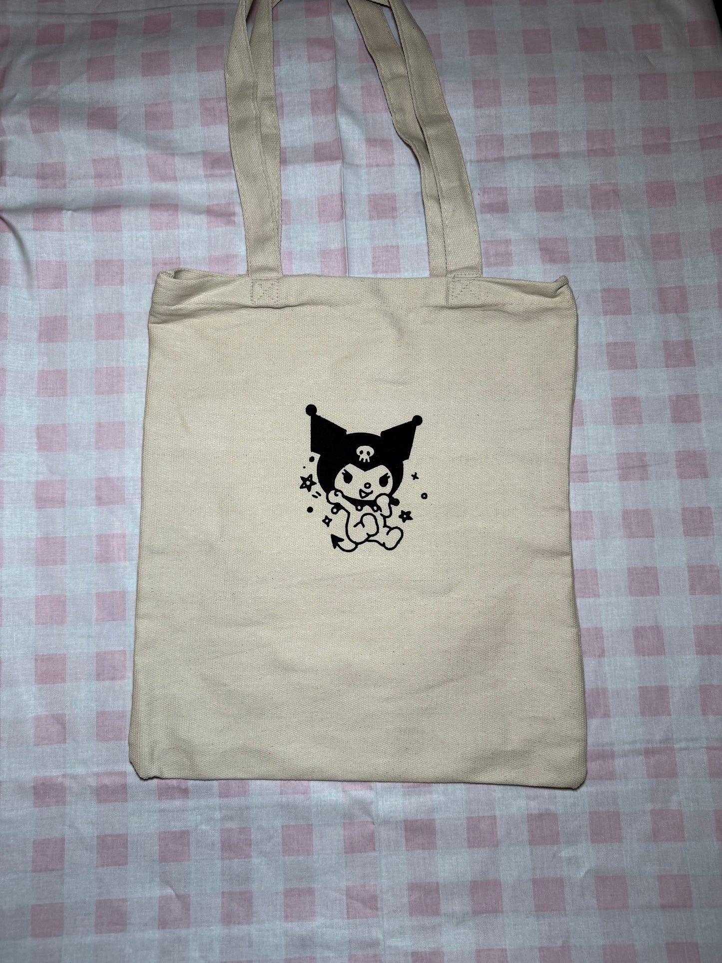 Kuromi Canvas Tote