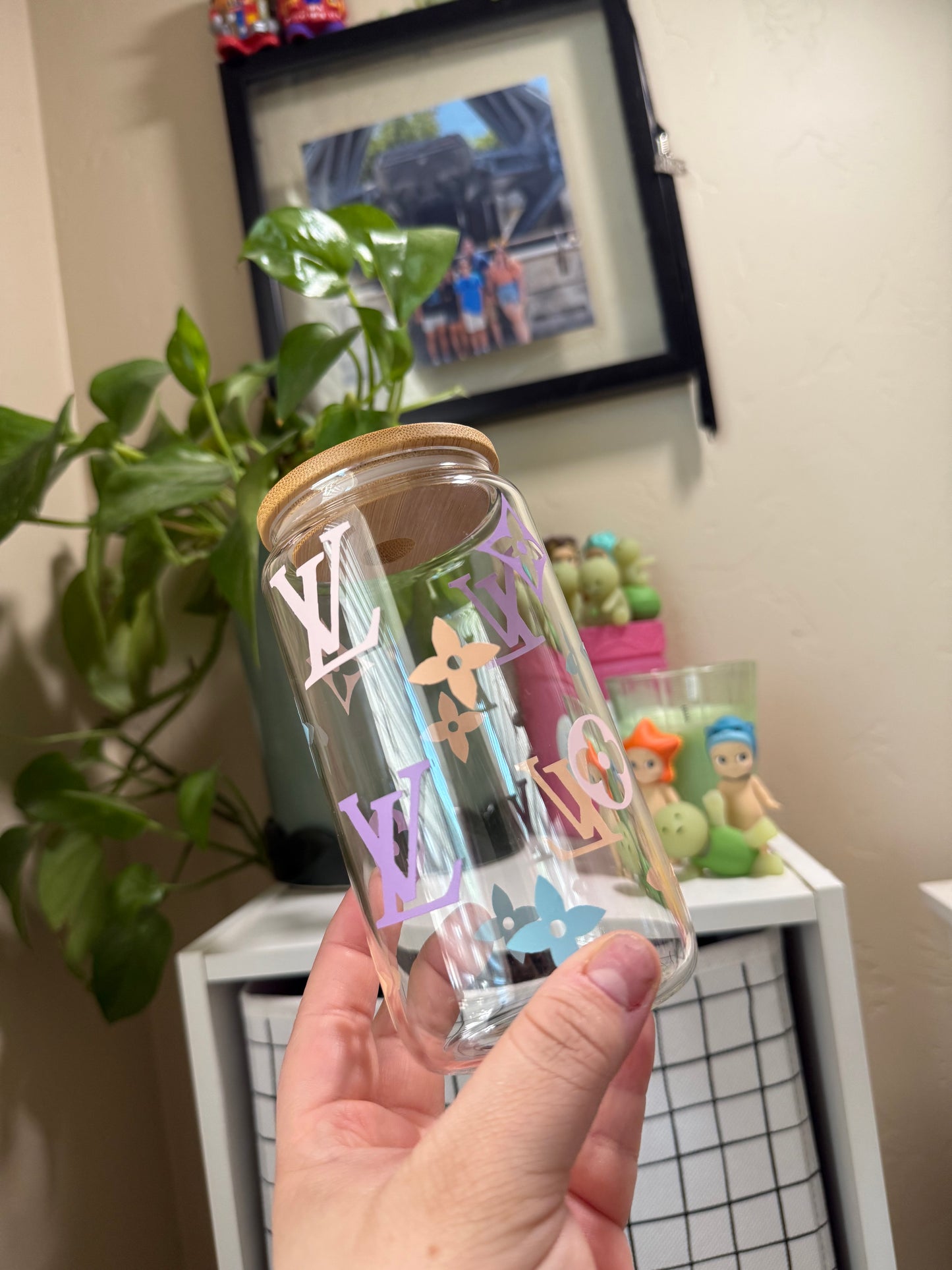 LV Pastel Glass Cup