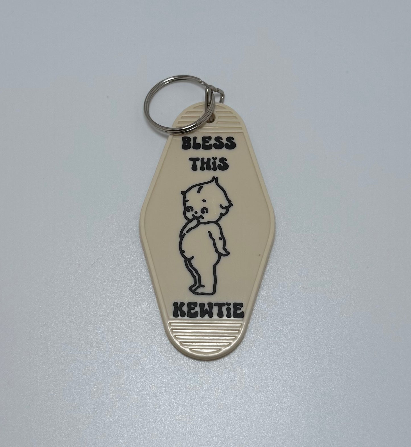 Bless This Kewtie- Keychain