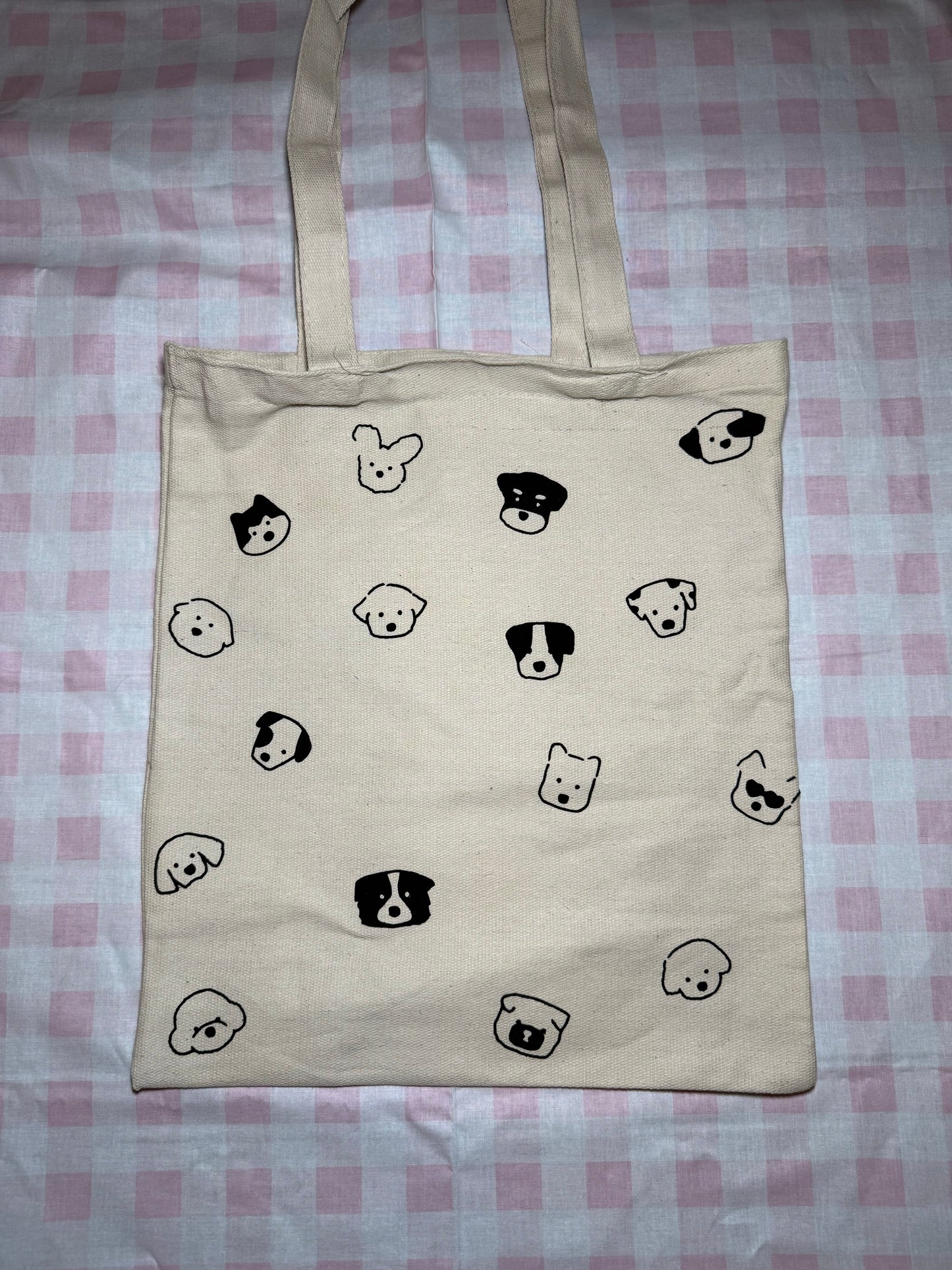 Puppy Canvas Tote