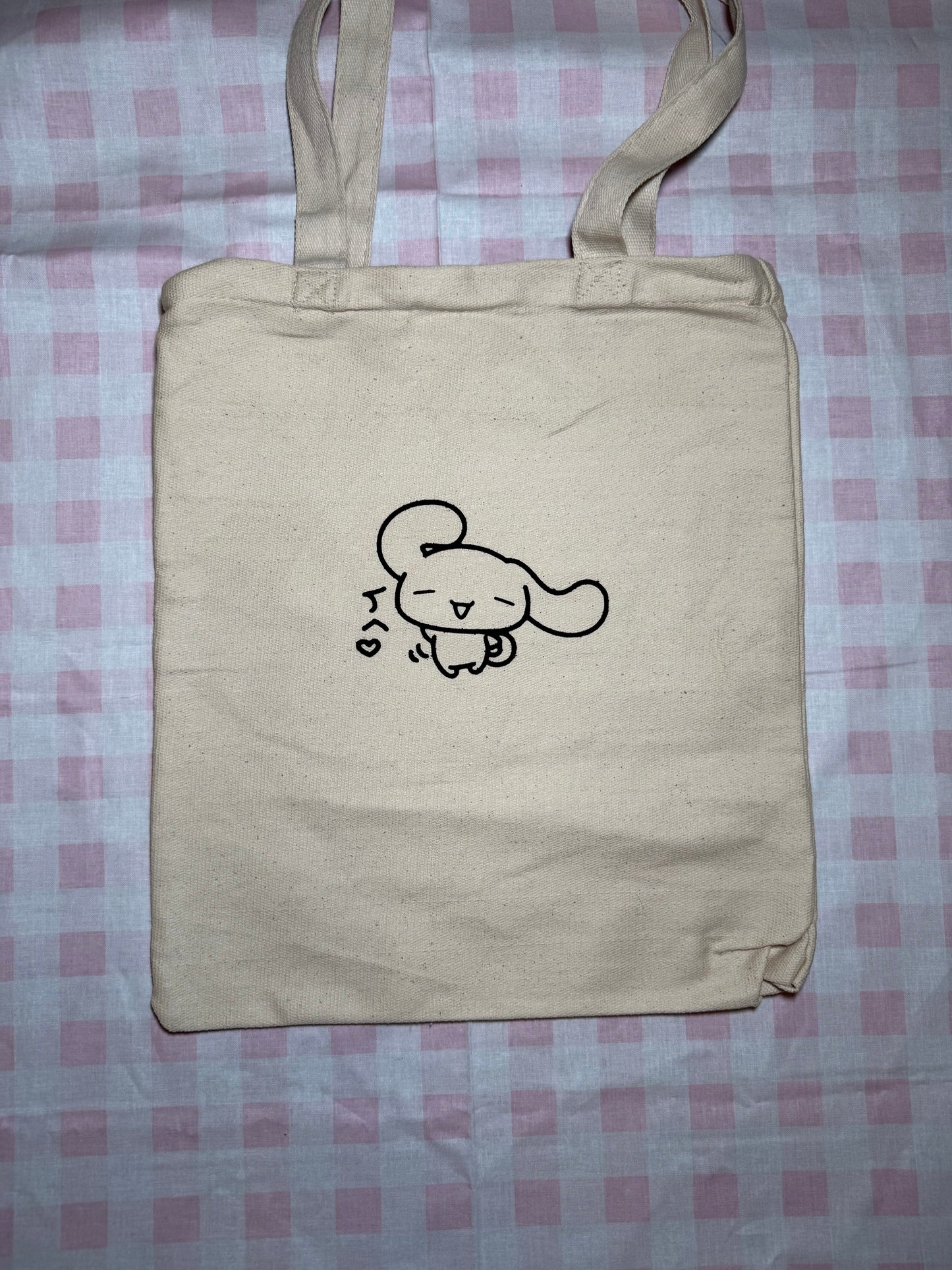 Cinnamon roll Canvas Tote