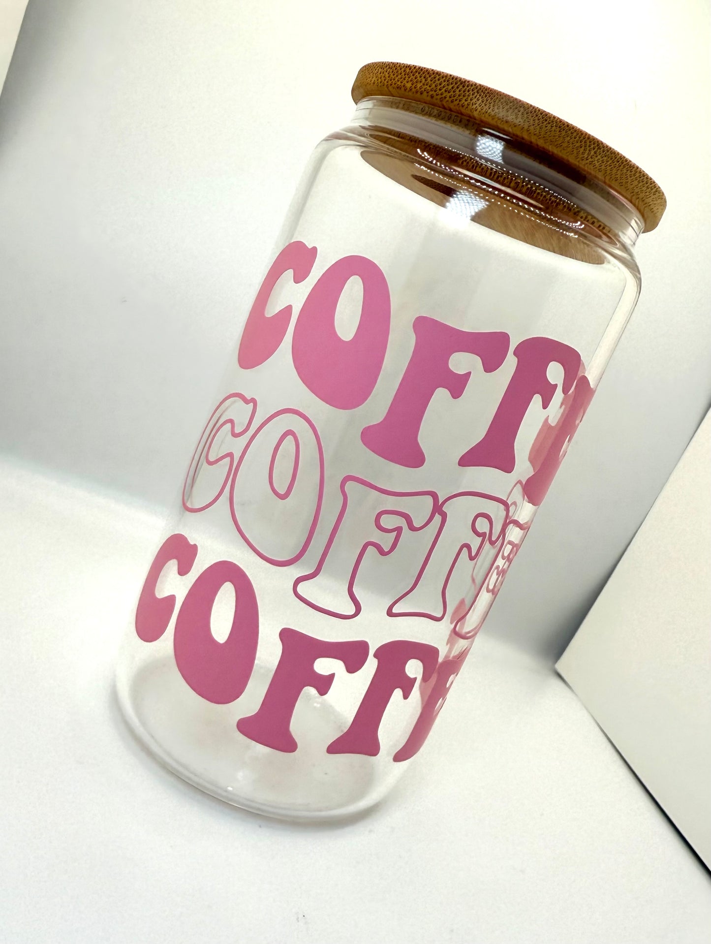 Coffee, Coffee, Coffee - Glass Cup