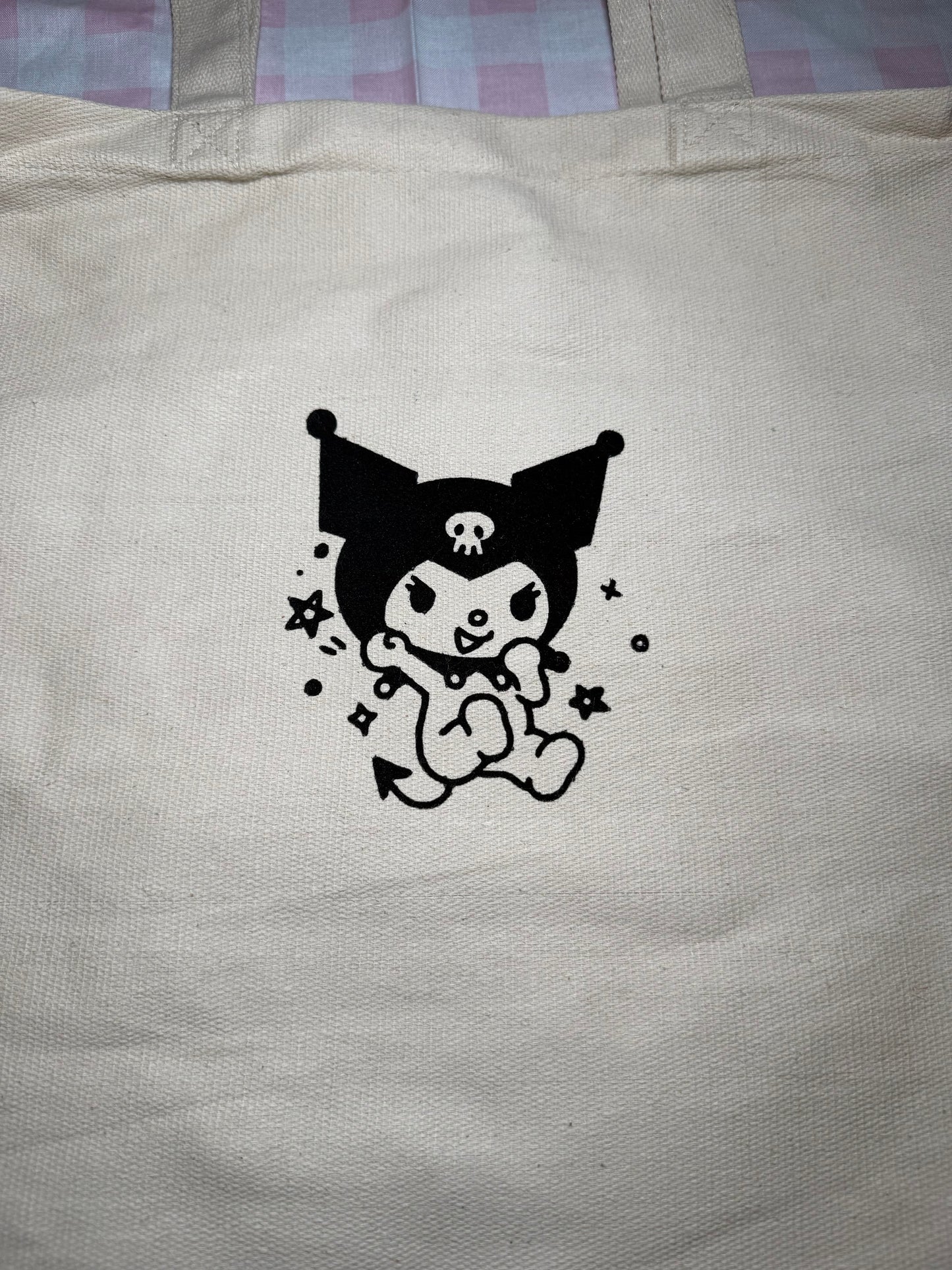 Kuromi Canvas Tote