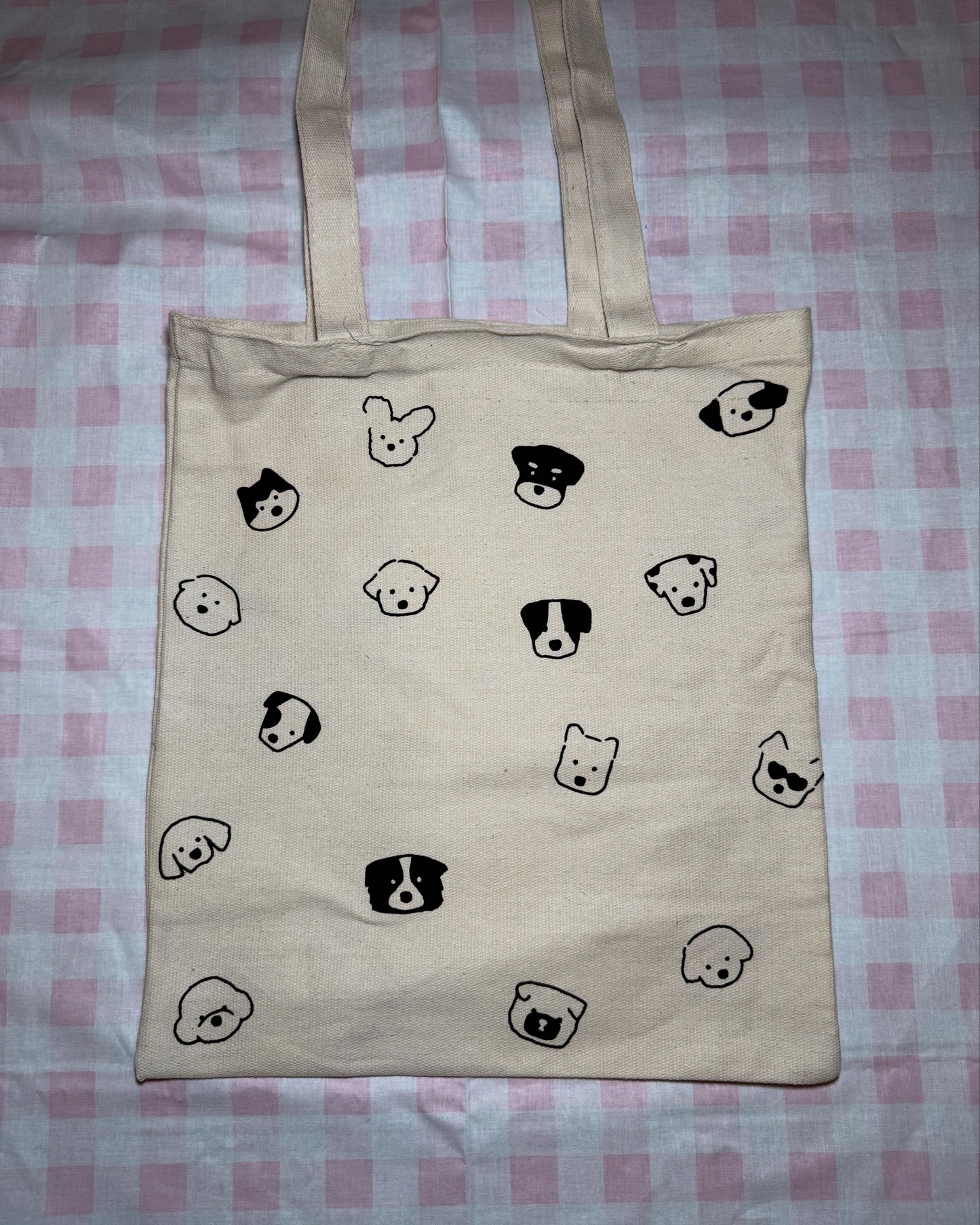 Puppy Canvas Tote
