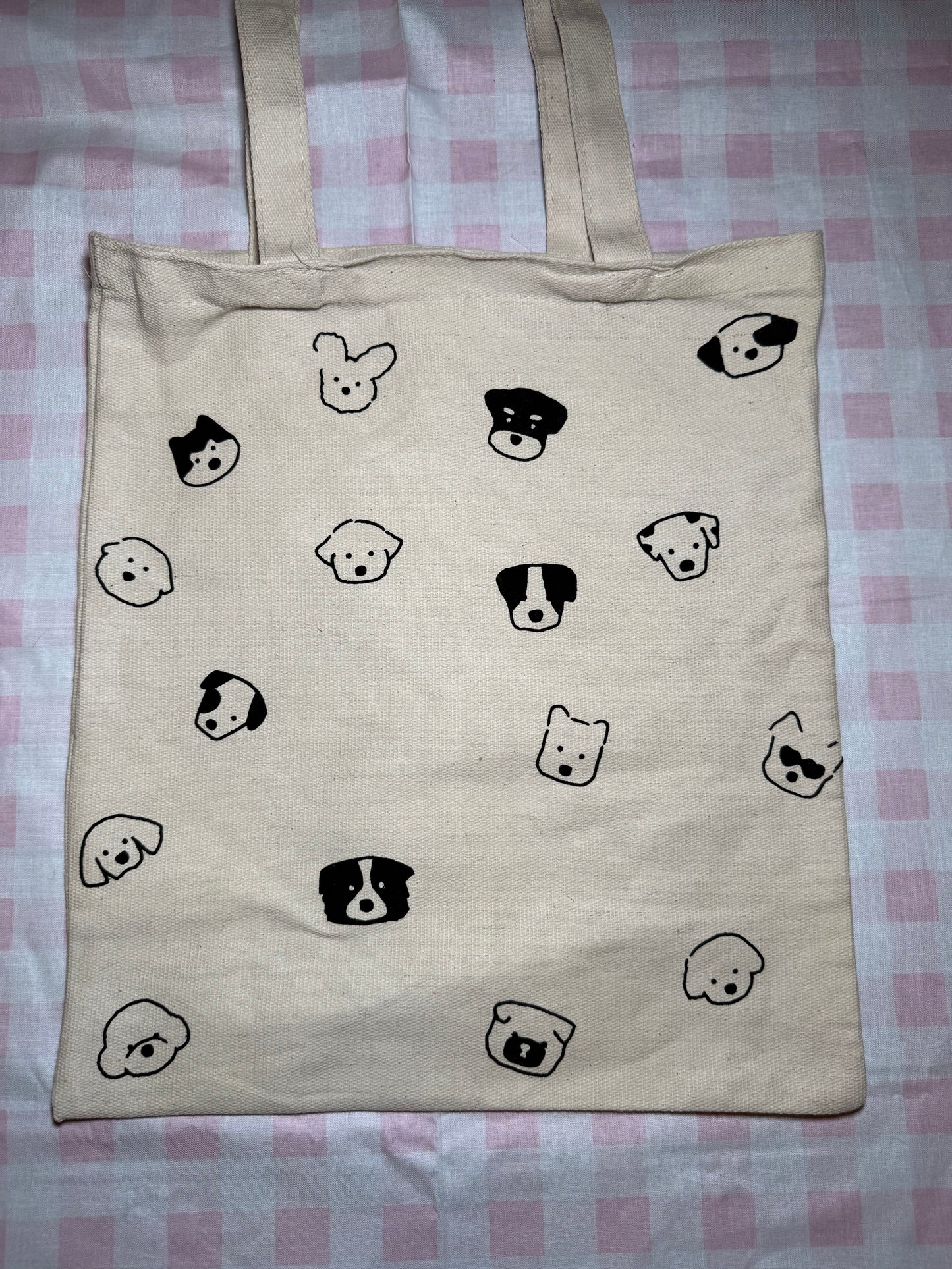 Puppy Canvas Tote
