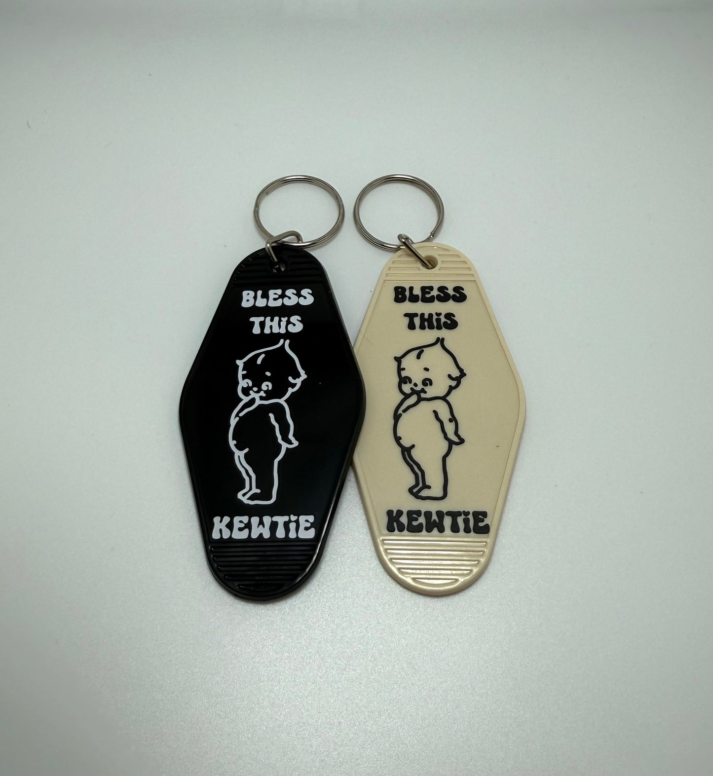 Bless This Kewtie- Keychain