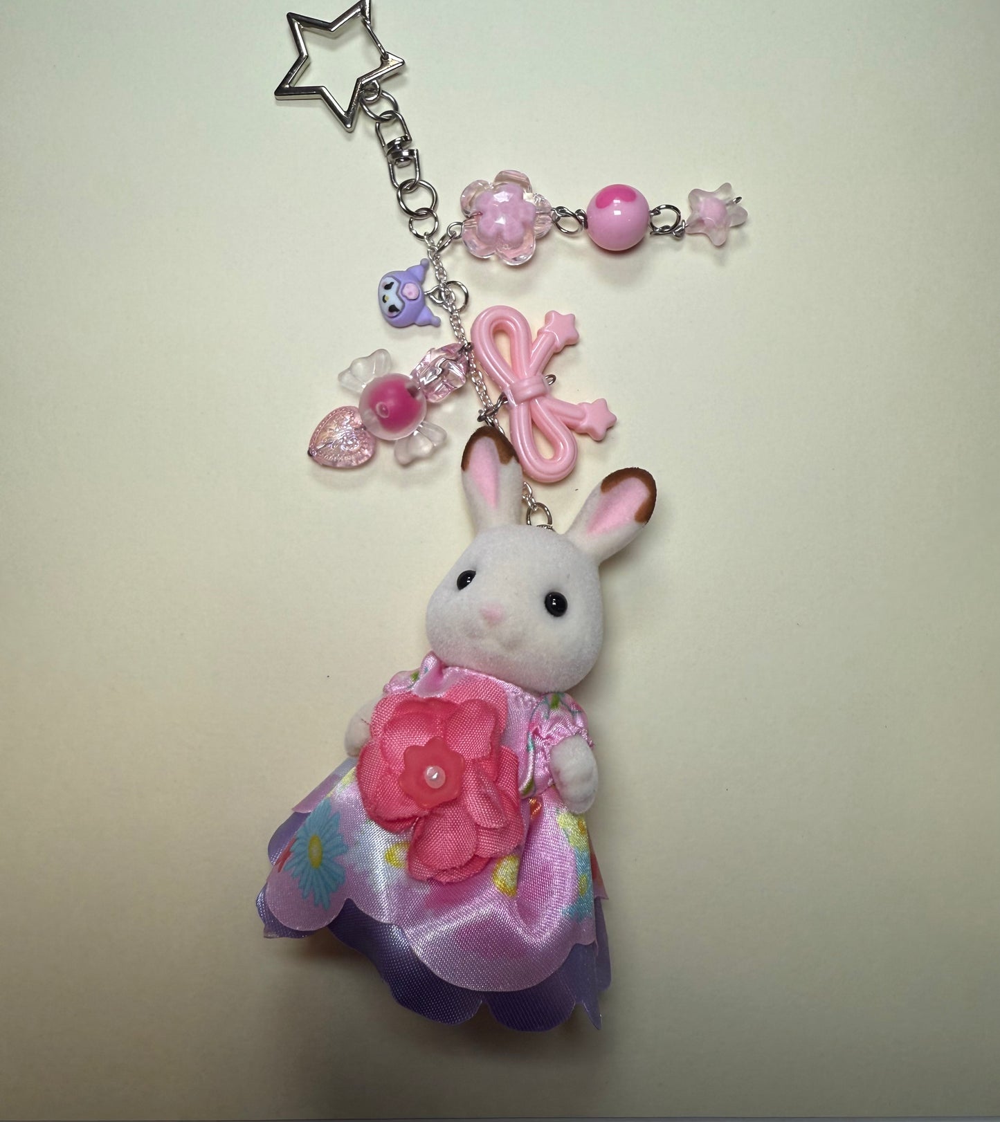 Calico Critter Keychain- Bunny Princess