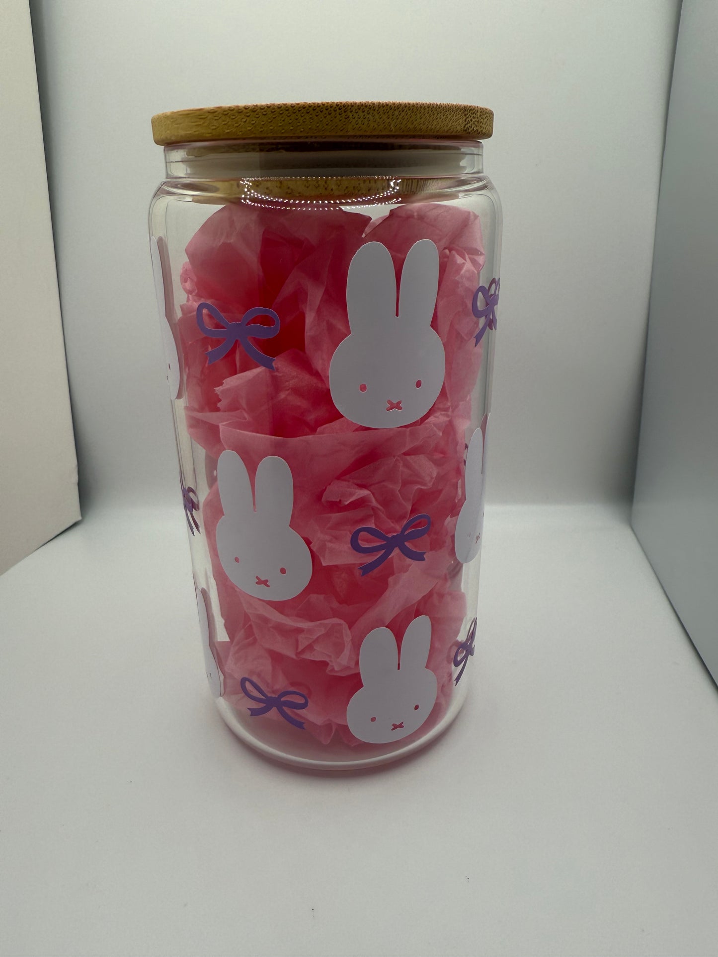 Purple Bow Miffy Cup