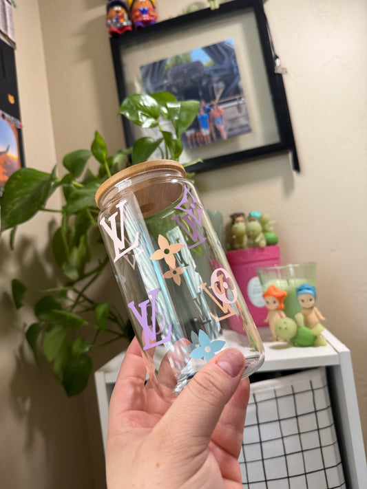 LV Pastel Glass Cup