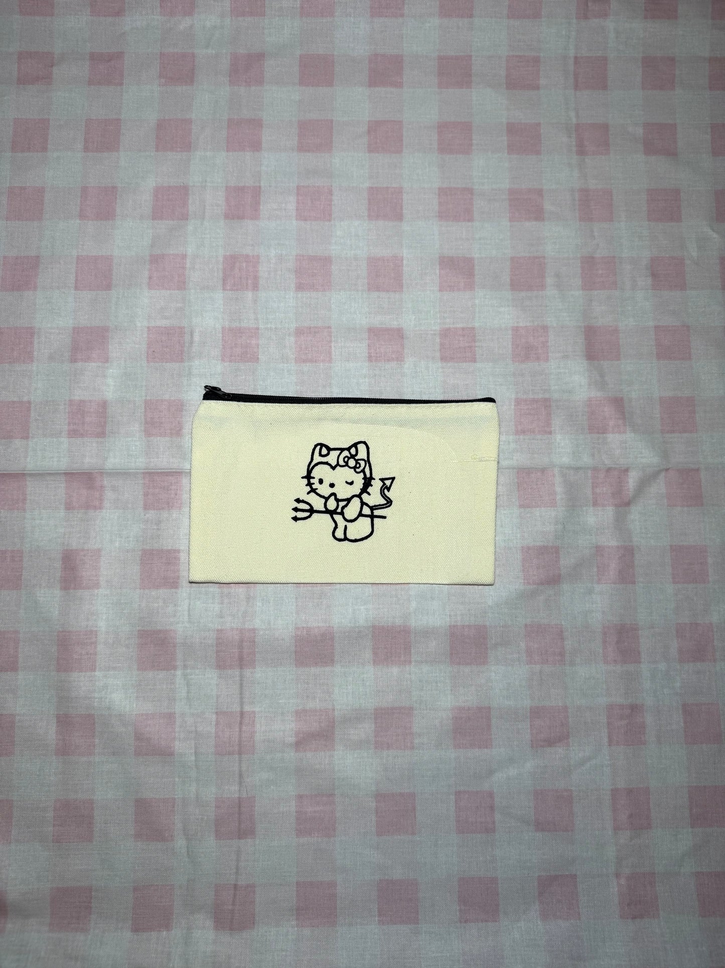 Hello kitty Canvas Pouch- Small Devil