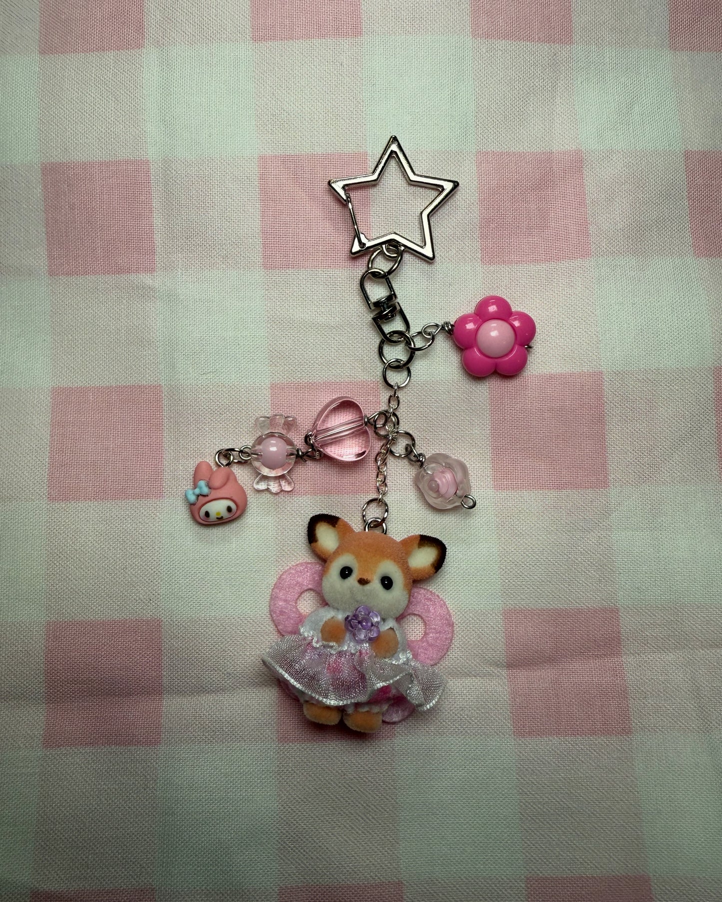 Calico Critter Keychain- Baby Fox