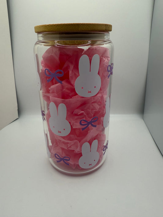 Purple Bow Miffy Cup